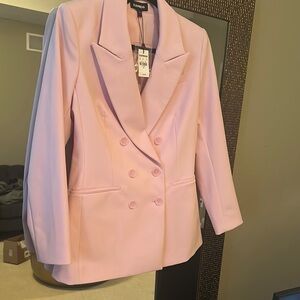 Express Women's Pink Blazer